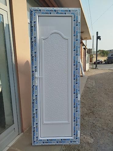 plastic qapi: Yeni İkiqat şüşə paketi Plastik pəncərə, Еni: 100 sm, Uzunluğu: 100 sm, Ödənişli quraşdırma — 7