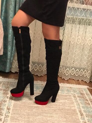 çəkməcə: Ölçü: 38, rəng - Qara, İşlənmiş — 4