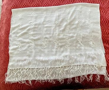 Əl İşi Dekorativ Uzun Şərf Hər biri 1 Azn. - Material: yüngül, təbii — 5