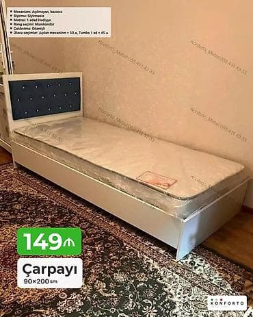 intex matras: Çarpayı – 90×200 sm - Mexanizm: Açılmayan, bazasız - Sıyırma — 1