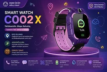 детские смарт часы: Kateqoriya: Smart saatlar Brend: Smart Berry Model: C002 Məhsul: Uşaq — 1