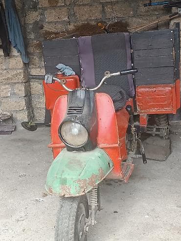 мото шлем: Yükdaşıma üçün üçtəkərli motosiklet 

tam islekdi — 1