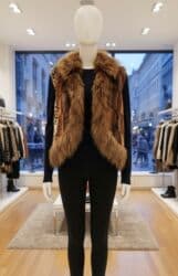 i̇talya istehsalı olan qadın şubaları: Jilet, Celine, L, XL, rəng - Qəhvəyi — 3