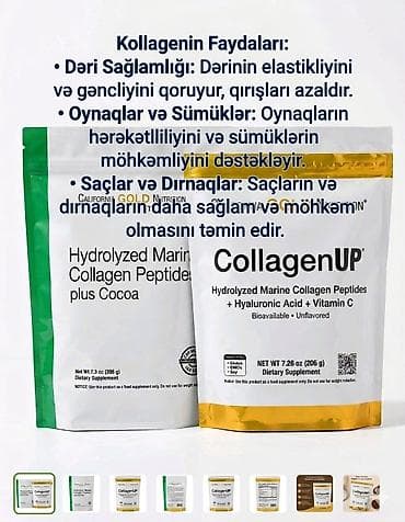 CollagenUP – Hidrolizləşdirilmiş Dəniz Kollagen Peptidləri (206 q)
