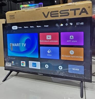 DVD плееры: Новый Телевизор Vesta LED экран 43" FHD (1920x1080) — 2