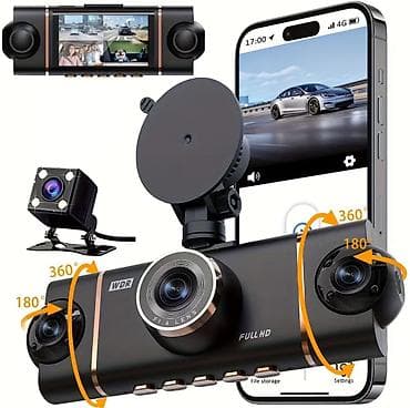 🚗 𝟯𝟲𝟬° 𝘿Ö𝙍𝙏 𝙆𝘼𝙈𝙀𝙍𝘼𝙇𝙄 𝘼𝙑𝙏𝙊 𝙆𝘼𝙈𝙀𝙍𝘼 𝗪𝗶𝗙𝗶-𝗹ı 𝙑𝙞𝙙𝙚𝙤𝙧𝙚𝙜𝙞𝙨𝙩𝙧𝙖𝙩𝙤𝙧 - 𝟰 𝙠𝙖𝙢𝙚𝙧𝙖𝙡ı