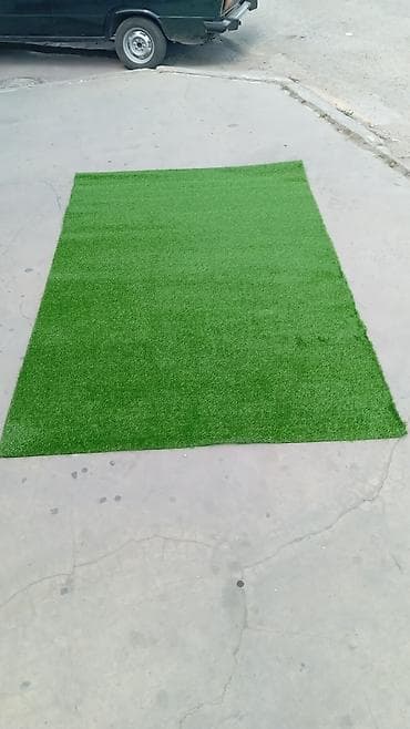 suni ot ortukləri: Süni ot örtüyü (rulon xalça) - Rəng: parlaq, təbii yaşıl - Material — 1