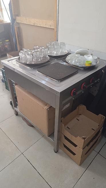 Restoran, kafe avadanlığı: Elektrik soba, Yemək üçün, İşlənmiş — 1