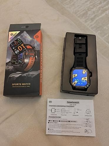 Smart saat, Sensor ekran, rəng - Qara