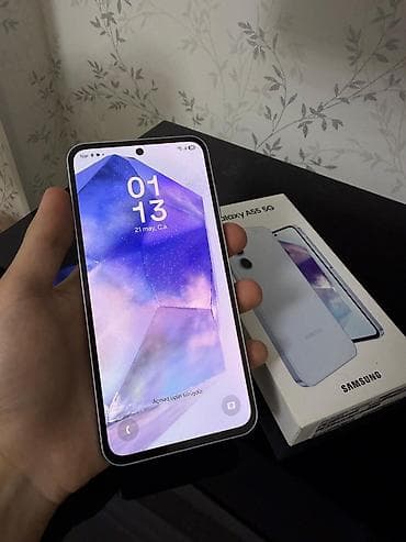 telefon j2: Samsung Galaxy A55 5G, 256 GB, rəng - Ağ, İki sim kartlı — 2