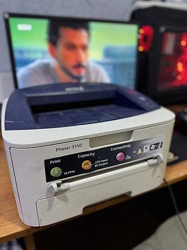 lazer printer: Xerox Phaser 3140 – monoxrom lazer printer - Çap sürəti: 18 səh/daq — 2