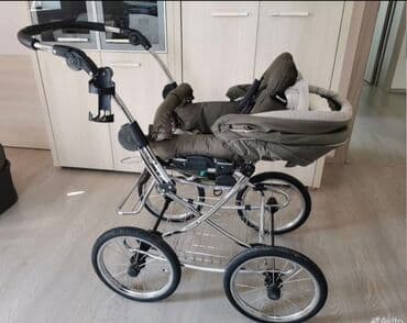 usaq ucun qolbaqlar: Çıxarıla bilən beşikli araba, Yaş: 30 ay — 6