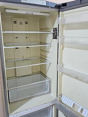 dynacord 2: İşlənmiş 2 qapılı Hotpoint Ariston Soyuducu Satılır, rəng - Gümüşü — 3