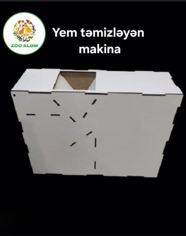 cucə su qabı: Tutuquşu yem təmizləmə aparatı.(papuqay) Tutuquşu yemlərini əksər — 3