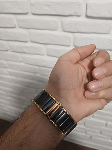 apple saatlar: Rado qol saati 120 azn alinib temiz keramikadir sekilde gorunduyu kimi — 3