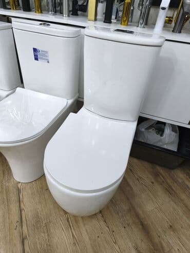 Умывальники, тюльпаны: Kompakt wc-komplekti – rezervuarla birləşik, döşəməyə quraşdırılan — 1