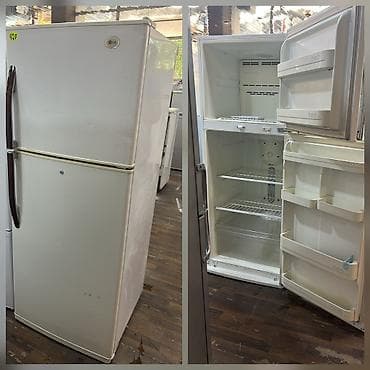 LG ikiqapılı soyuducu - Üst qapı – dondurucu bölmə, alt qapı – əsas
