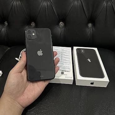 IPhone 11, 128 GB, Qara, Face ID
