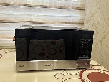 yemək qizdiran: Mikrodalğalı soba Samsung, Ayrıca dayanan, Mikrodalğalar ilə, rəng - Qara — 1