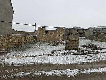 bineqedide evlerin satisi: 3 sot Torpaq sahəsi və yarımçıq tikili - Şəkillərdə görünən — 5