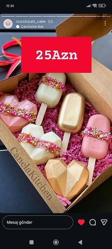 Şirniyyat aləmi hər cür tort ların dekorlarin hazırlanması