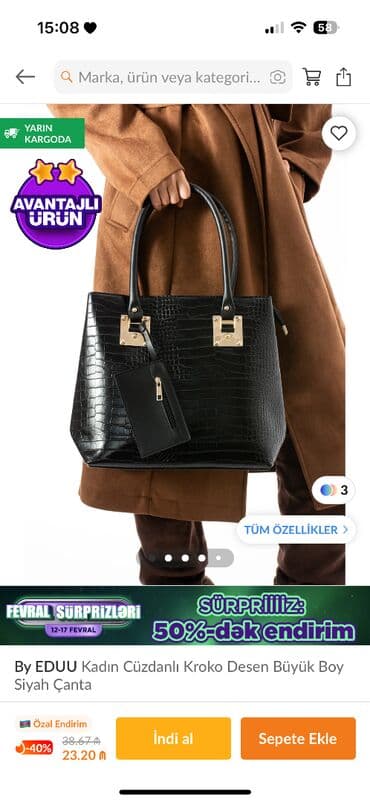 kişilər üçün vizitka qabı: Yeni alinib mene boyuk geldiyi ucun satiram — 1