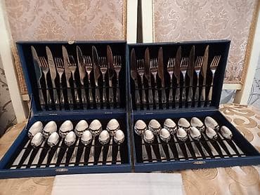 Paslanmayan poladdan (Stainless Steel 18-? işarəli) qida dəsti