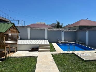 купить дачу в пиршагах: 120 м², 4 комнаты, С бассейном, Комби, Газ, Электричество — 4