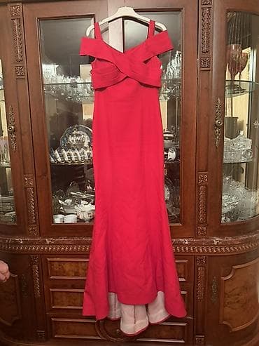 qadın paltoları: Qadın geyim dəsti və paltarlar 1) Qəhvəyi şifon 2 hissəli dəst - — 9