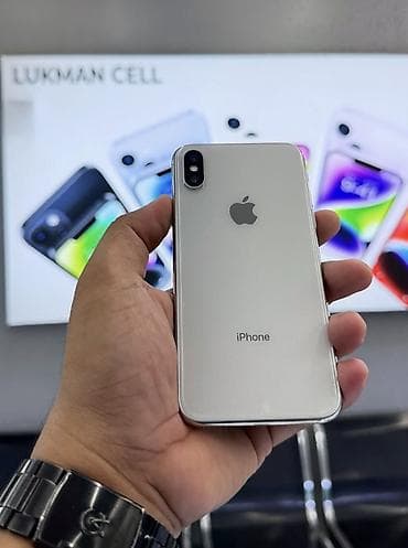 telef: IPhone X, 256 GB, Ağ, Face ID — 1