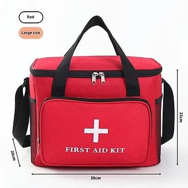 bee flex forte krem: Məhsul: Qırmızı “First Aid Kit” çantaları - Rəng: Qırmızı - Material — 2