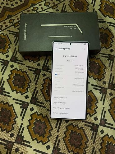 iphone 13 adapter: Samsung Galaxy S25 Ultra, rəng - Gümüşü, İki sim kartlı — 1