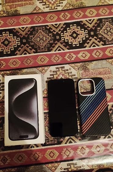 iphone qutu: IPhone 15 Pro, 128 GB, White Titanium — 1