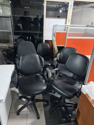 ay şəkilləri: İşlənmiş, Təkərli, Qolları tənzimlənmir, Dəri — 5