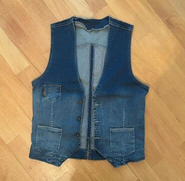 Cins jilet satılır. - Material: klassik mavi denim (cins), kontrast lalafo.az -da Cins jilet satılır. - Material: klassik mavi denim (cins), kontrast