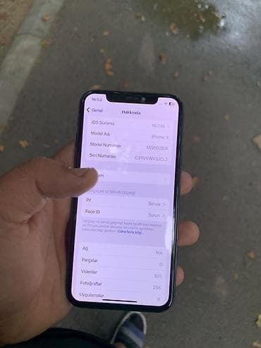 ucuz telfun: IPhone X, 64 GB, Qara, Face ID — 5