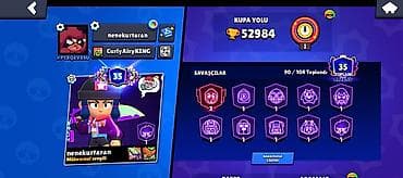 Brawl Stars hesabı - Kupa yolu: 52,984 - Profil səviyyəsi: 35 - lalafo.az -da Brawl Stars hesabı - Kupa yolu: 52,984 - Profil səviyyəsi: 35 -