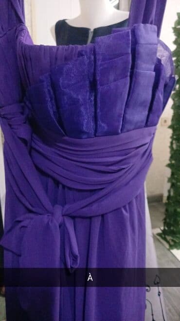 düz don modelləri: Zərif ziyafət donları kolleksiyası - Kobalt-mavi uzun don: qolu qısa — 4