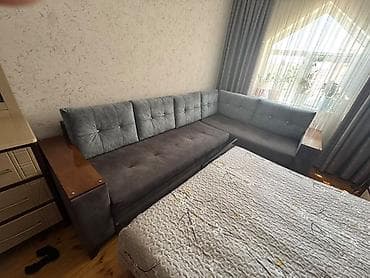Künc divanı – yumşaq oturacaq və bel hissəsi, düyməli kapitone — 3