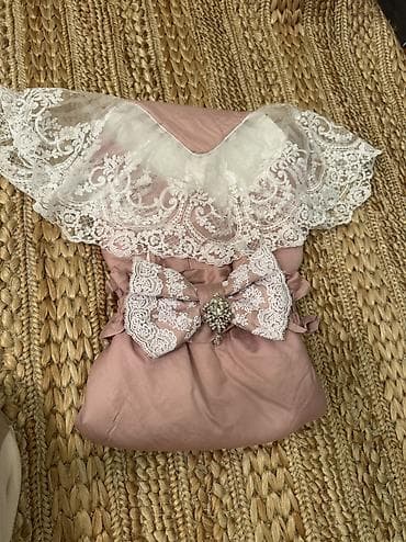 aşbaz forma: Pudra-çəhrayı rəngdə bələk. Yeni doğulan körpələr üçün. Xestexanadan — 4