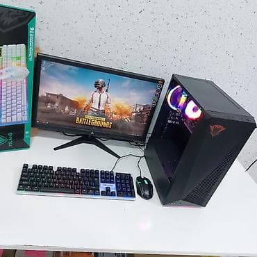 Masaüstü kompüterlər və iş stansiyaları: Oyun üçün Kompüter "DDR4 Core i5 7500 8GB Ram GTX1650 4GB 128GB — 7