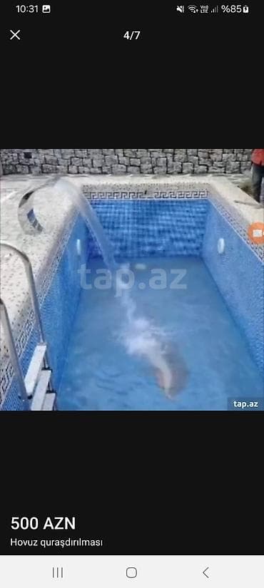 Sifarişlə əl işləri: 🏊‍♂️ Xəyallarınızdakı hovuz artıq bir addımlıqda! 🏖️ Sizə özəl, tam — 5