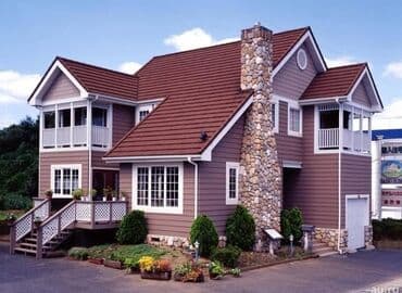 işlənmiş dəmir şifer: Metal dam örtükləri, rəng - Qara, Zəmanətli — 3