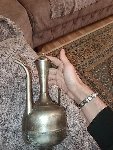 CD, DVD disklər və kassetlər: Antik mis əşya – Şərq üslubunda su/şərbət məcməyisi (ibrik) - — 2