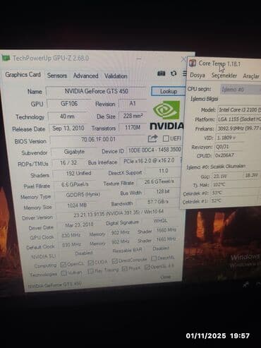 купить игровой ноутбук в баку: Stolustu kamputer Nvidia GTS450 8GB Ram +Monitor +Klaviatura +Mouse — 4