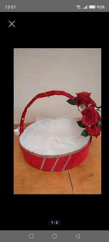 Şəkillər, tablolar: Xonca dəsti – 3 ədəd - Dəst: 3 müxtəlif xonca (1 ədəd düzbucaqlı açıq — 4