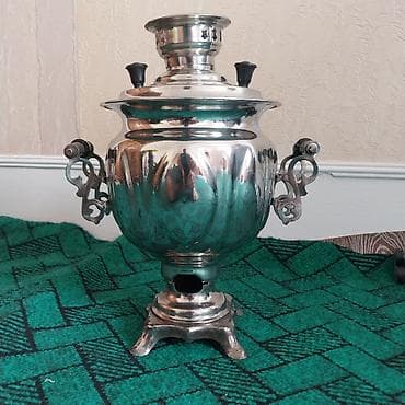 ev kameralar: İşlənmiş Od Samovar, 3 l — 3