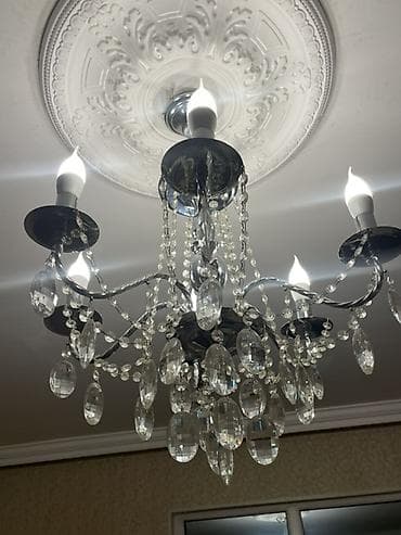 çilcıraq: Çılçıraq, 6 lampa, Xrustal — 3
