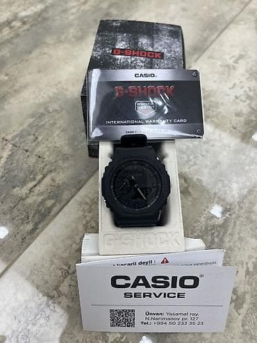 saat qol: Qol saatı, G-Shock, rəng - Qara — 1