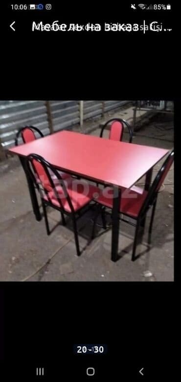 Masalar: Mətbəx üçün, Yeni, Açılmayan, Kvadrat masa — 16